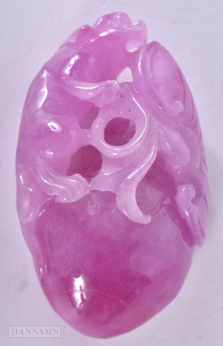 A CHINESE TOURMALINE BOULDER. 6.5 cm x 4 cm. (1 of 3)