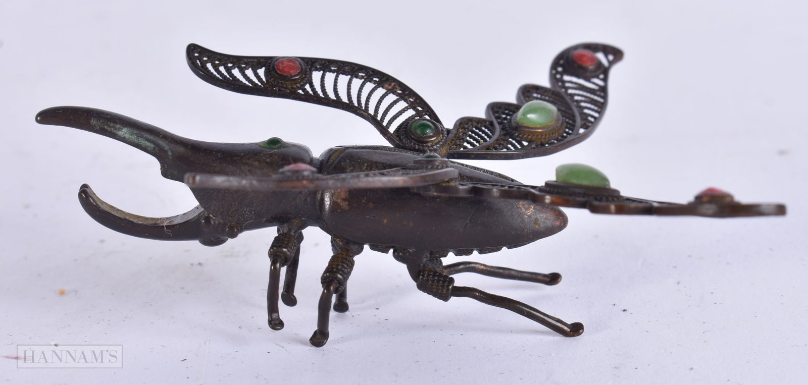 A RETICULATED INSECT. 48 grams. 7.5 cm x 8 cm. (1 of 3)