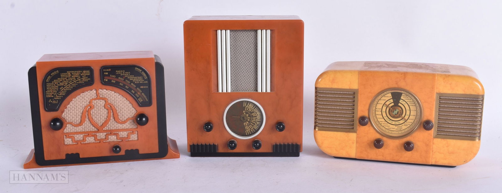 THREE VINTAGE BAKELITE RADIOS Imca IF 51 'Nicoletta', Siti 706 Italia & Radiomarelli Vertumno II. La (1 of 7)