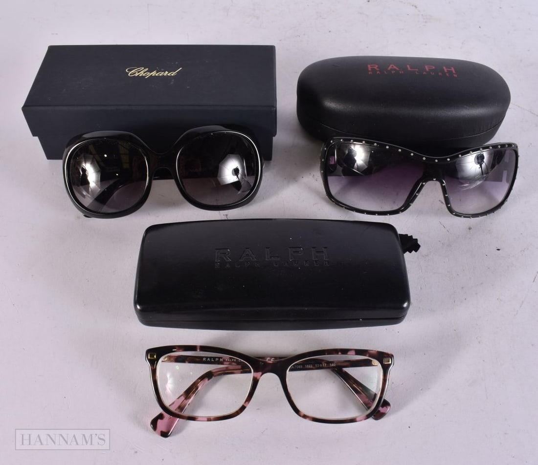 Ralph Lauren & Chopard Branded Designer Sunglasses Inc Cases. (3) (1 of 2)