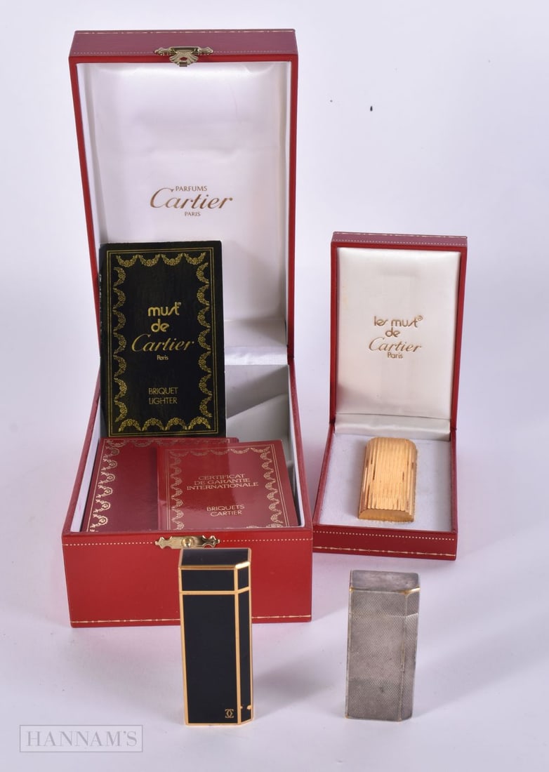CARTIER LIGHTERS etc. (4) (1 of 3)