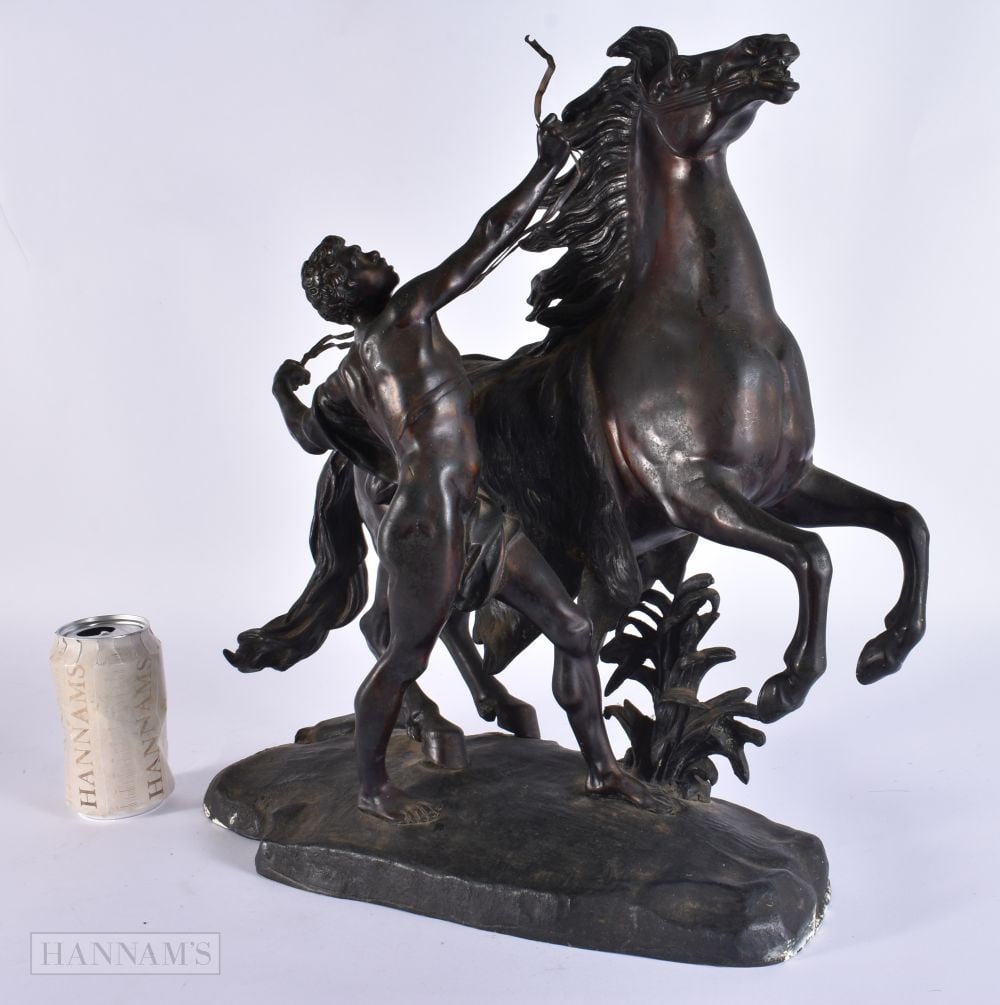 Bronze Marly Horse Sculpture. 11.2 kgs. 48 cm high.: Bronze Marly Horse Sculpture. 11.2 kgs. 48 cm high.