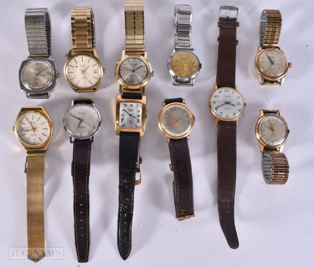 Vintage Mechanical Watches Job lot. Untested. (qty) (1 of 4)