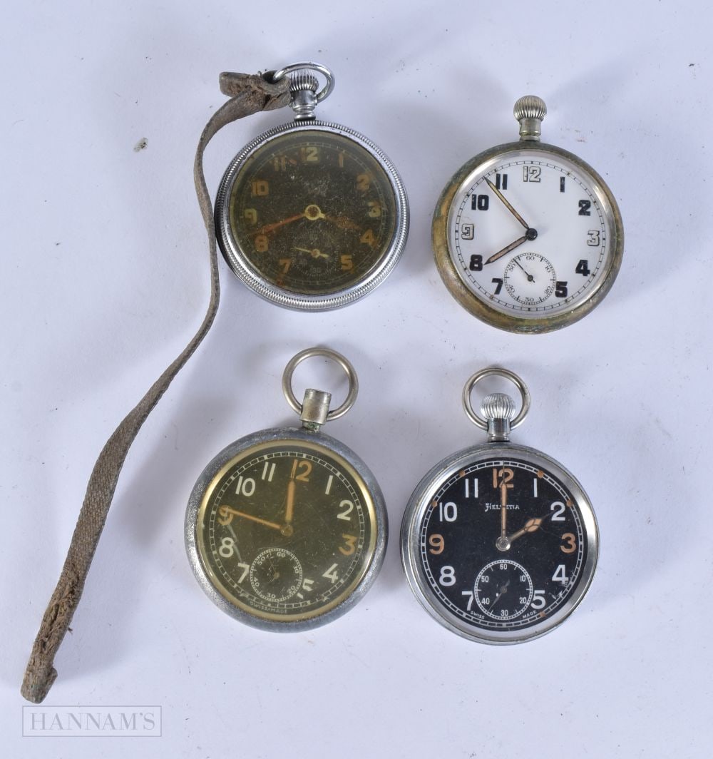 Military Issued Pocket Watches Hand-Wind SPARES/REPAIRS x 4 (1 of 5)