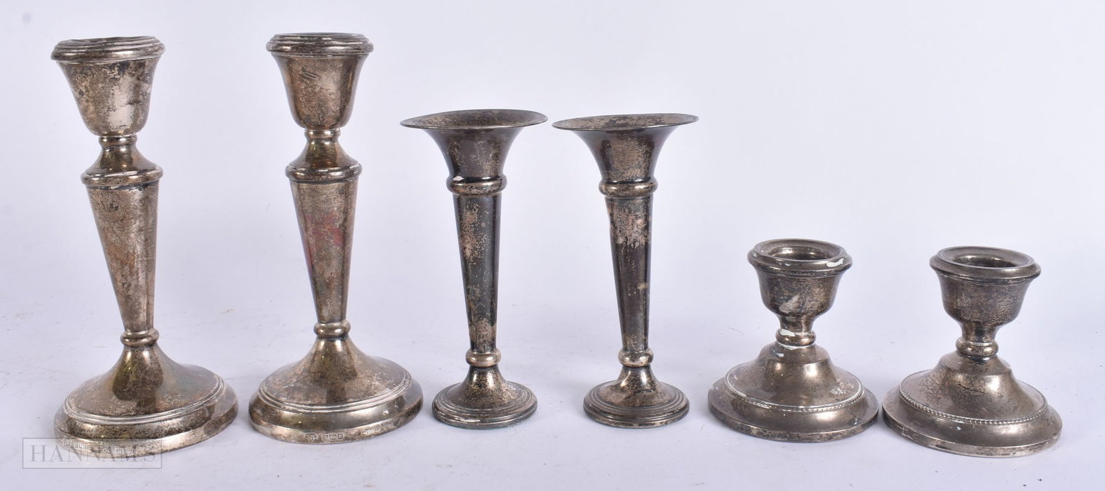 ASSORTED SILVER WARE. 530 grams overall. (6) (1 of 5)