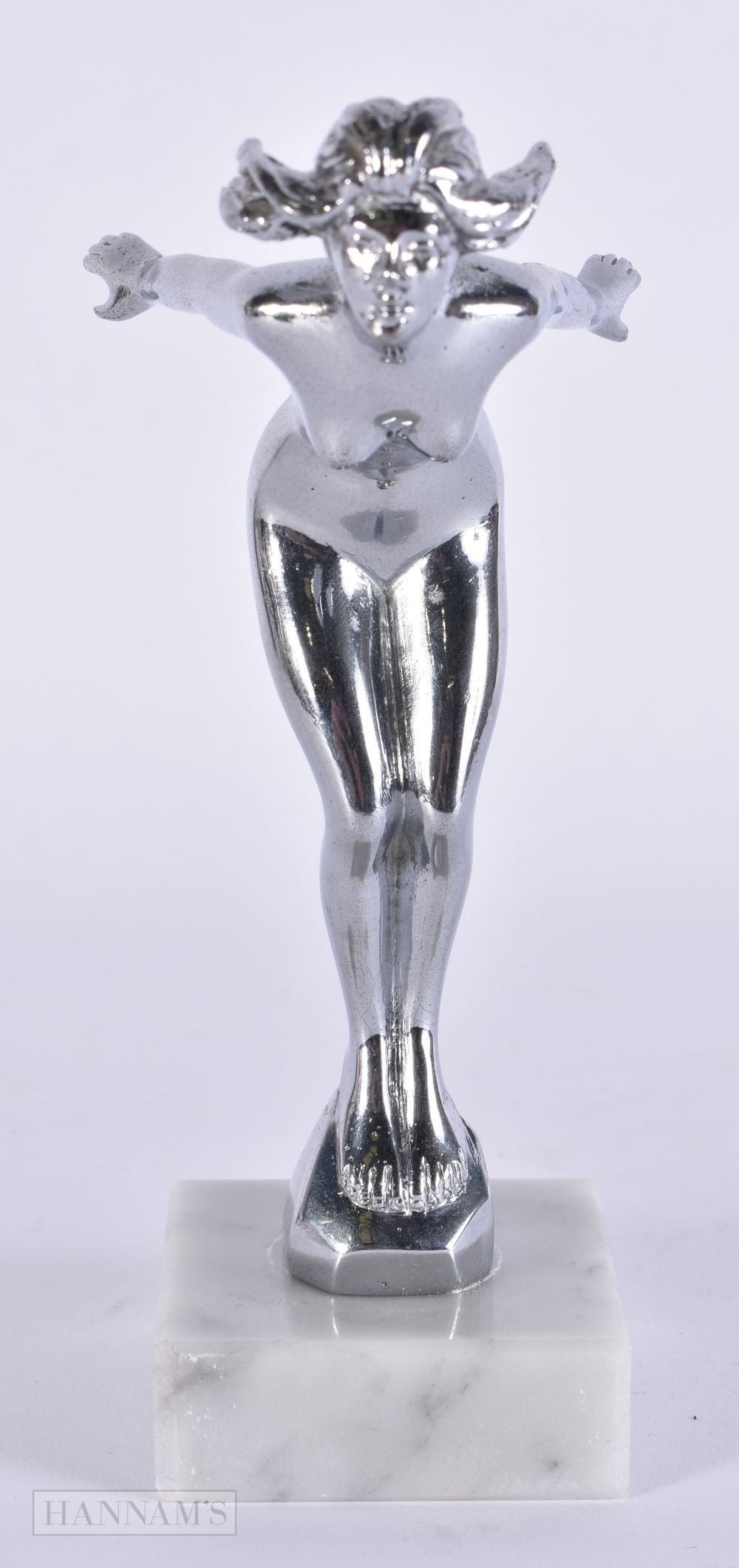 A SPEED NYMPH CAR MASCOT. 16 cm high. (1 of 4)