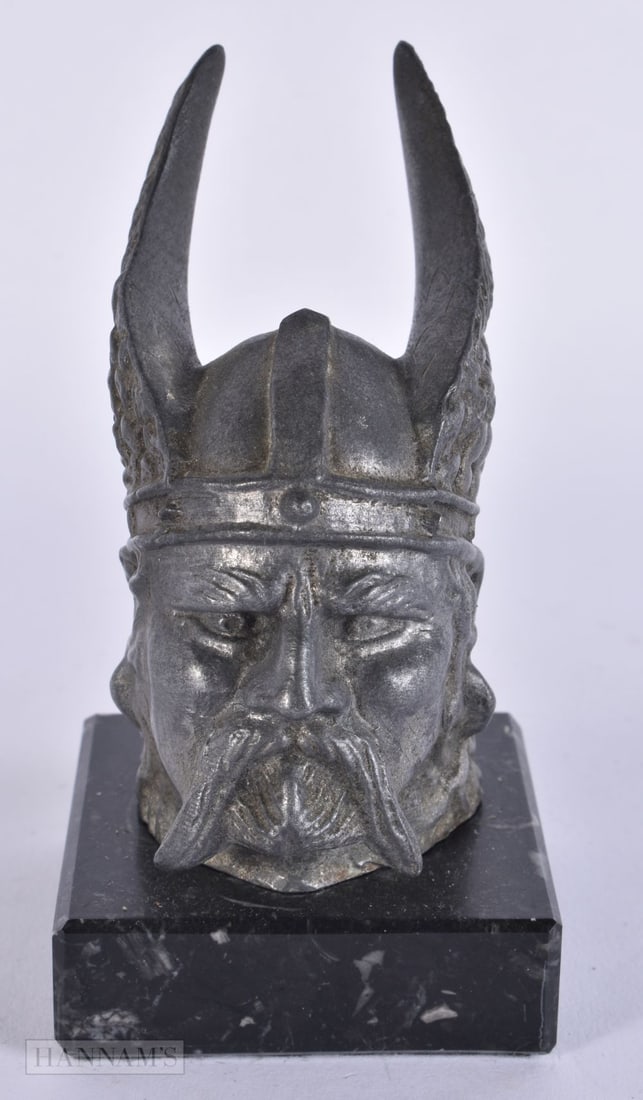 A ROVER VIKING CAR MASCOT. 12.75 cm high. (1 of 5)