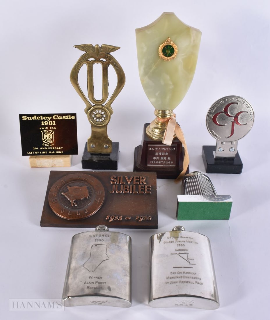 A COLLECTION OF AUTOMOBILIA including trophies. (qty) (1 of 7)