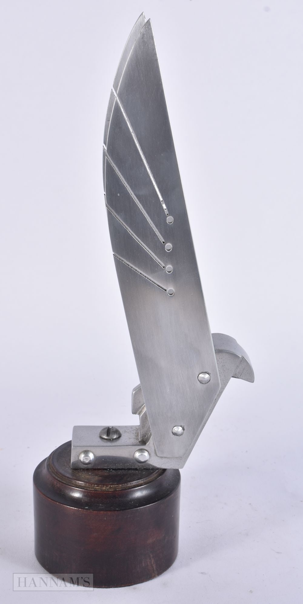 AN AVIONS VOISIN COCOTTE CAR MASCOT. 28 cm high. (1 of 5)
