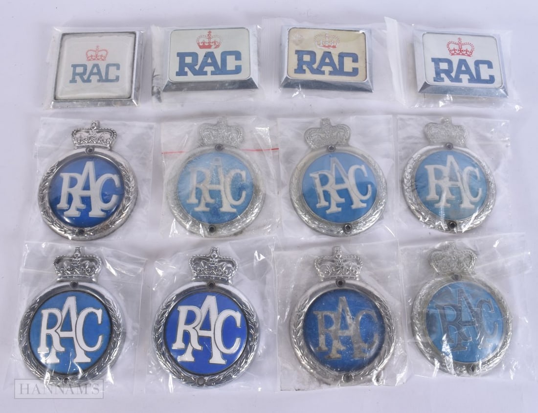 A COLLECTION OF MOTORING RAC BADGES. (qty): A COLLECTION OF MOTORING RAC BADGES. (qty)