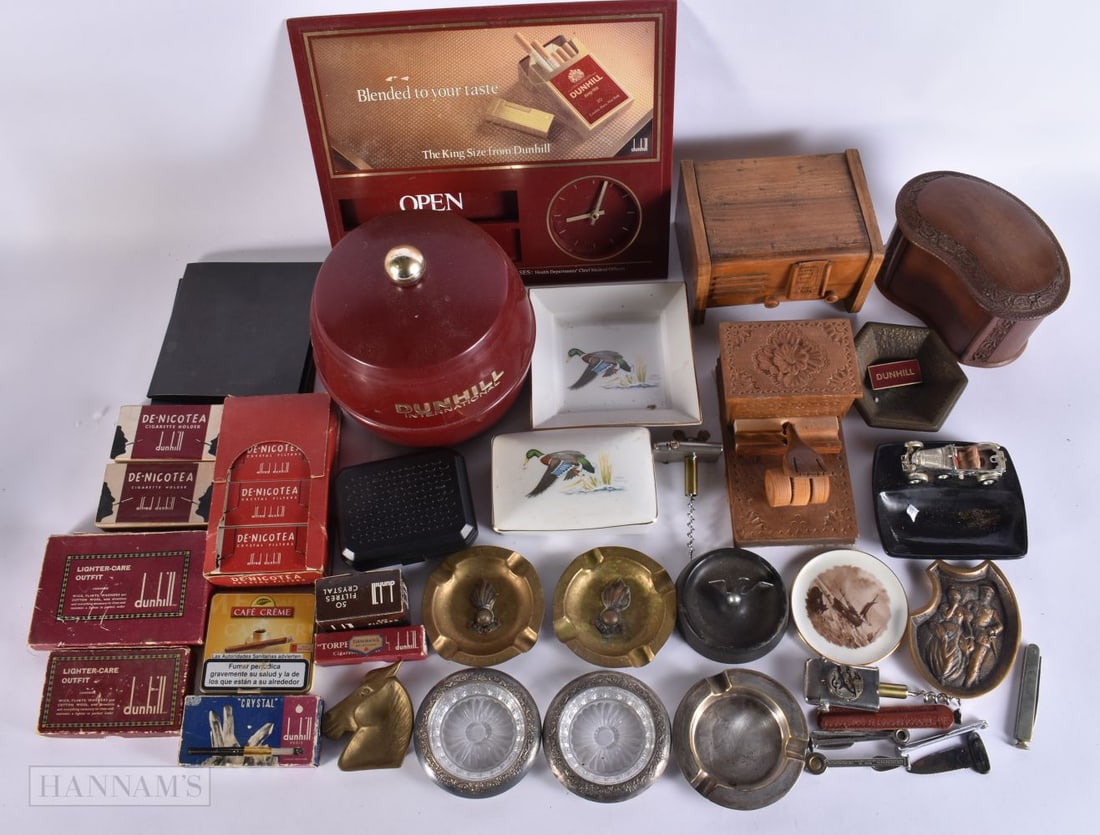 A COLLECTION OF DUNHILL EPHEMERA including a shop display etc. (qty) (1 of 5)