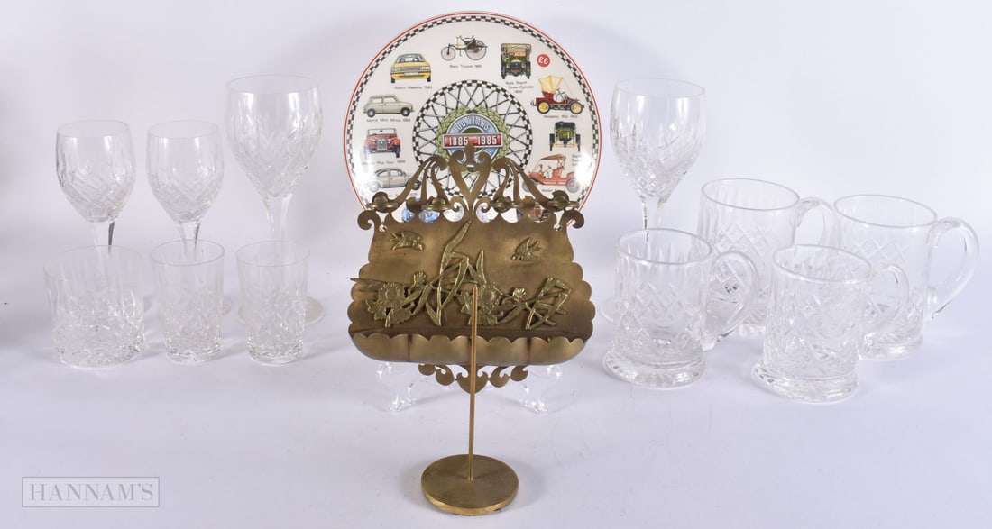 A COLLECTION OF VINTAGE CAR CLUB GLASSWARE etc. (qty) (1 of 5)