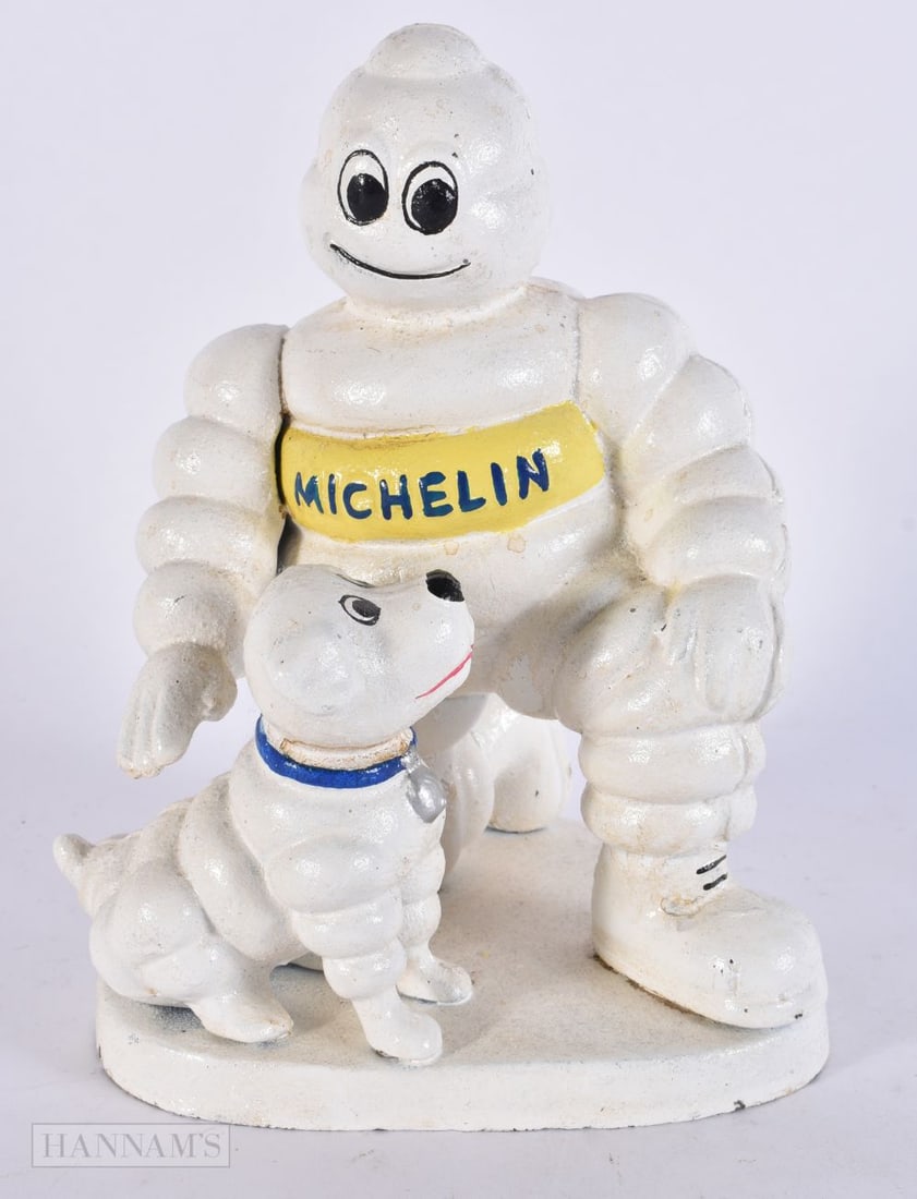 A MICHELIN MAN ADVERTISING FIGURE. 21 cm high. (1 of 4)