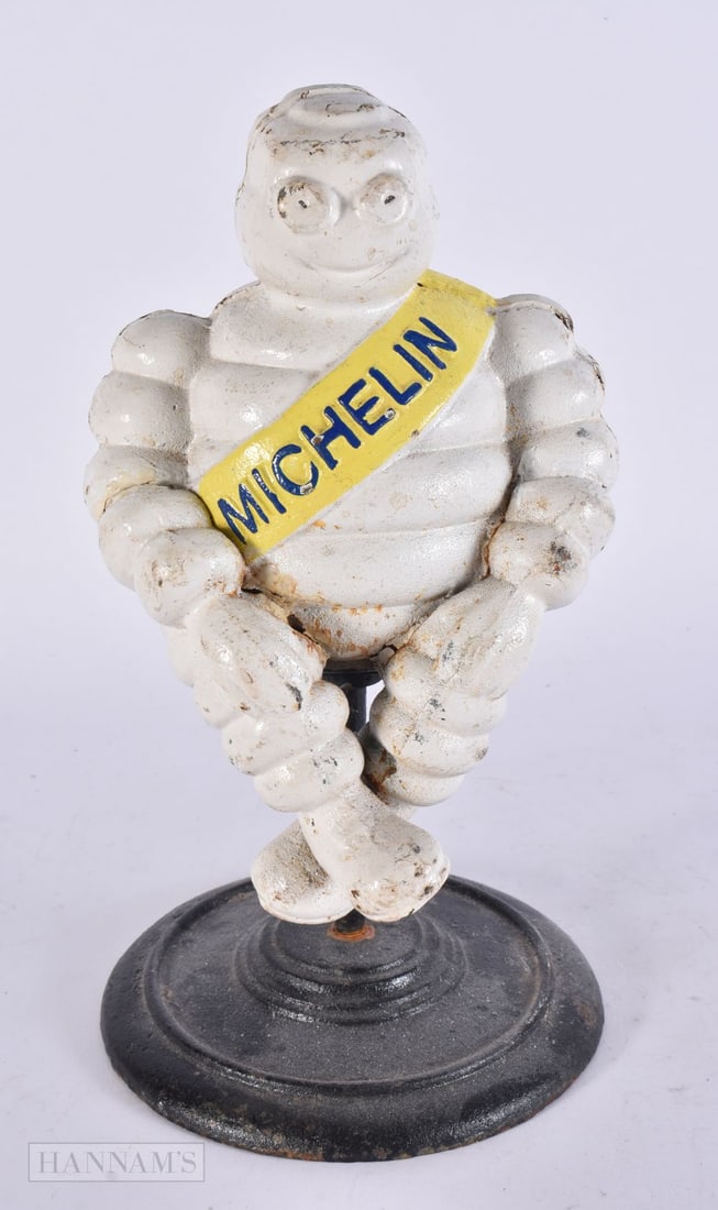 A MICHELIN MAN ADVERTISING FIGURE. 28 cm high. (1 of 4)