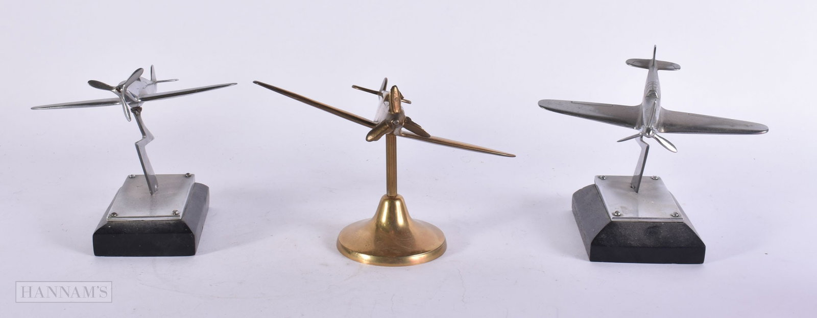 THREE MILITARY INTEREST AERONAUTICAL CAR MASCOTS. (3) (1 of 5)