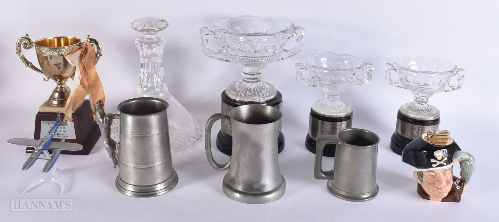 A DUNHILL PEWTER MUG etc. (qty) (1 of 4)