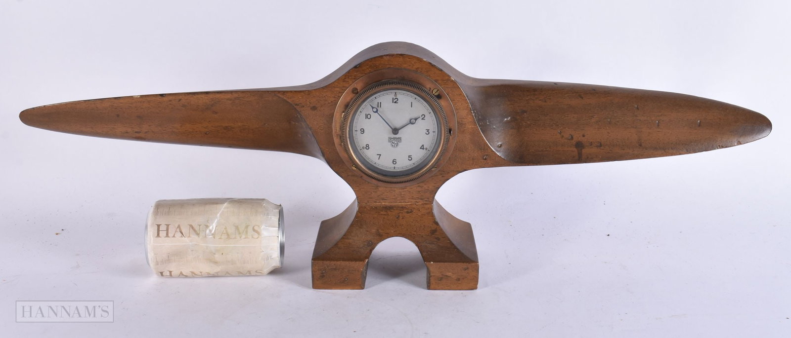 A SMITHS PROPELLOR CLOCK. 65 cm x 18 cm. (1 of 5)