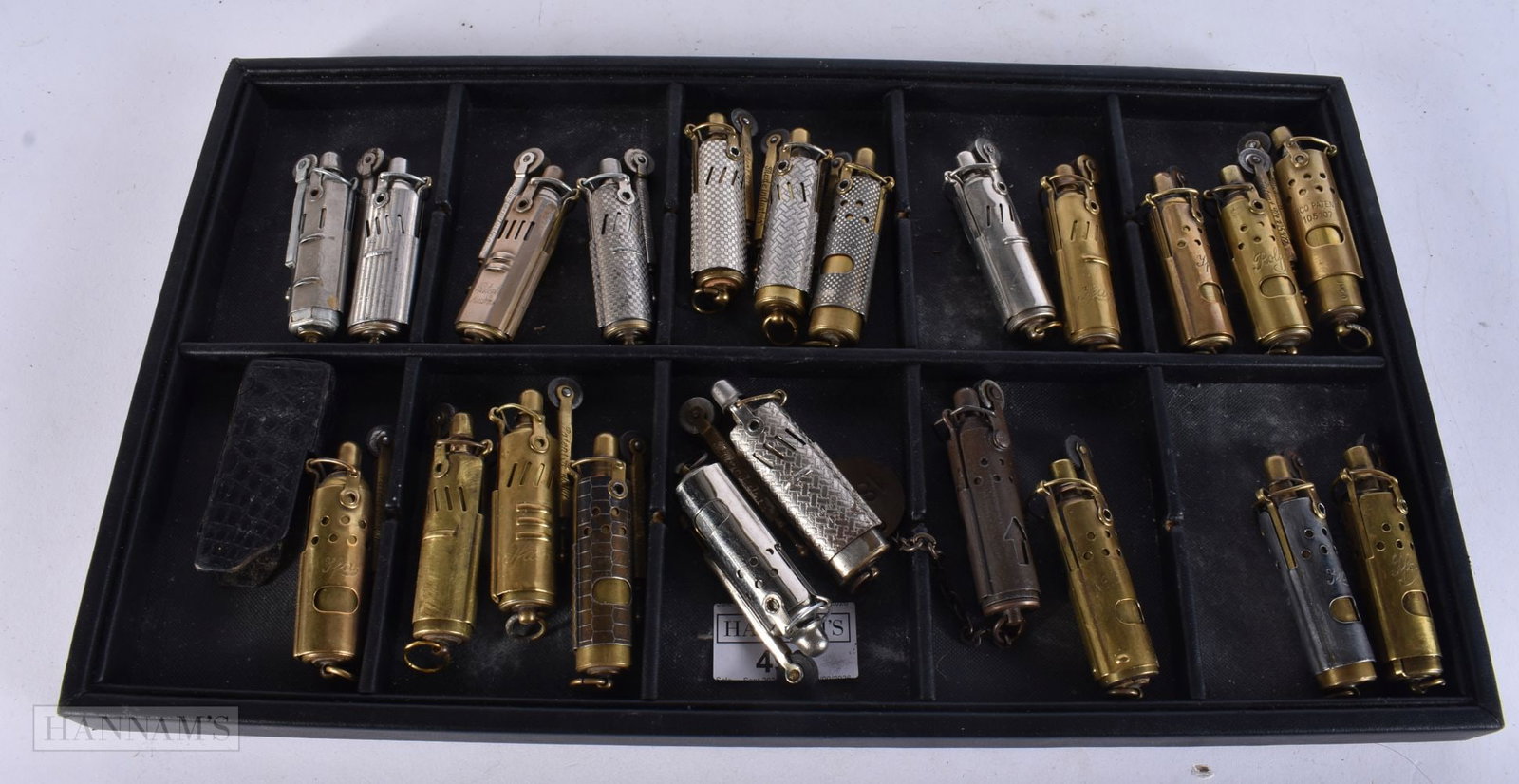 A COLLECTION OF MILITARY TRENCH LIGHTERS. (qty) (1 of 6)