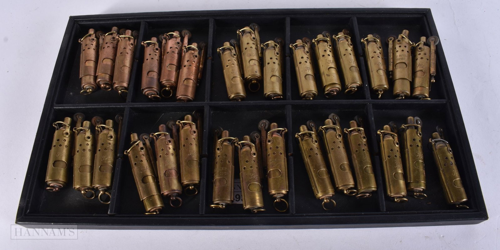 A COLLECTION OF MILITARY TRENCH LIGHTERS. (qty): A COLLECTION OF MILITARY TRENCH LIGHTERS. (qty)