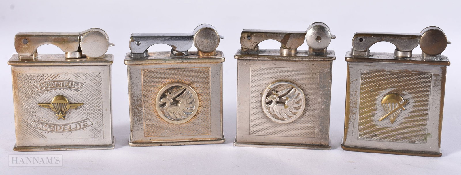 FOUR FRENCH PARIS DRAGO LIGHTERS. (4): FOUR FRENCH PARIS DRAGO LIGHTERS. (4)