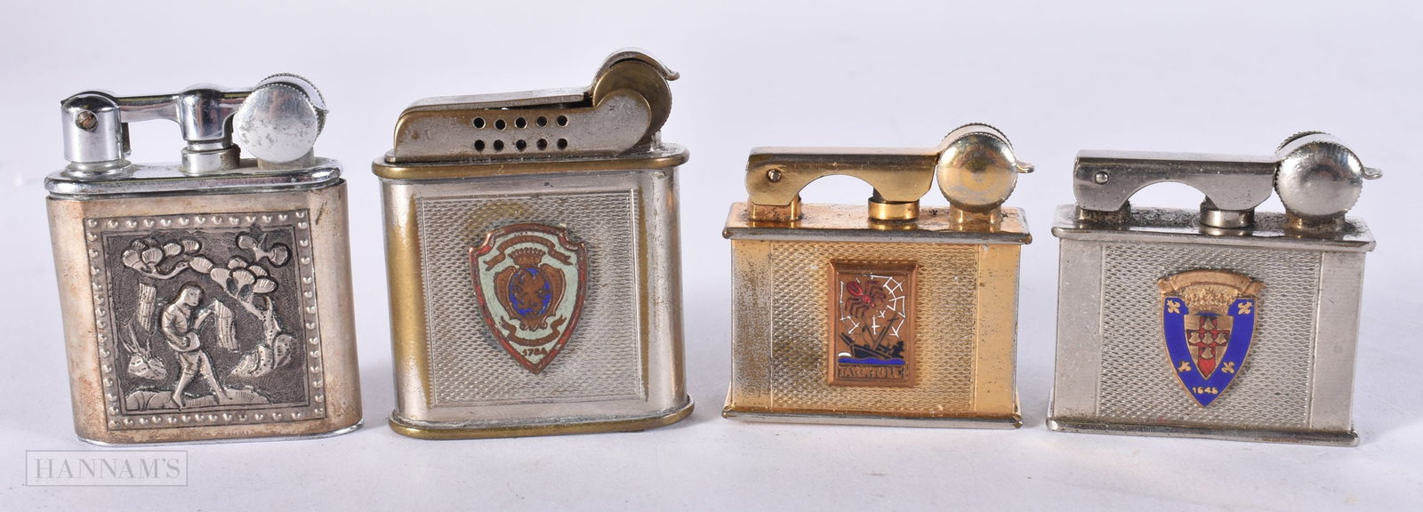 THREE FRENCH PARIS DRAGO LIGHTER and another. (4) (1 of 3)