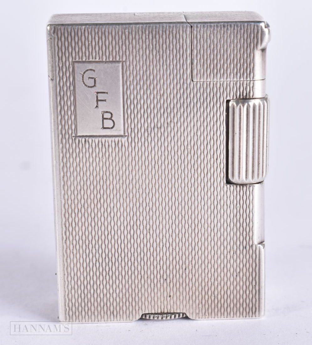 AN ART DECO ENGLISH SILVER LIGHTER. Birmingham 1947. 4.75 cm high. (1 of 4)