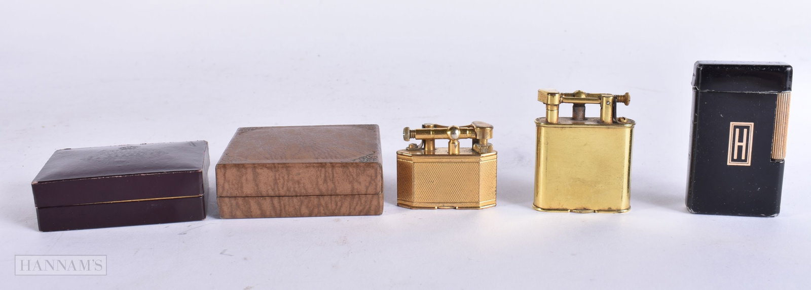 THREE DUNHILL LIGHTERS. (3) (1 of 4)