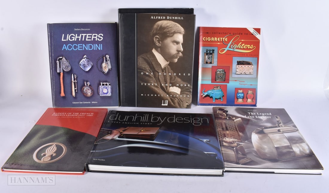A SMALL COLLECTION OF LIGHTER COLLECTORS BOOKS including Dunhill etc. (qty) (1 of 6)