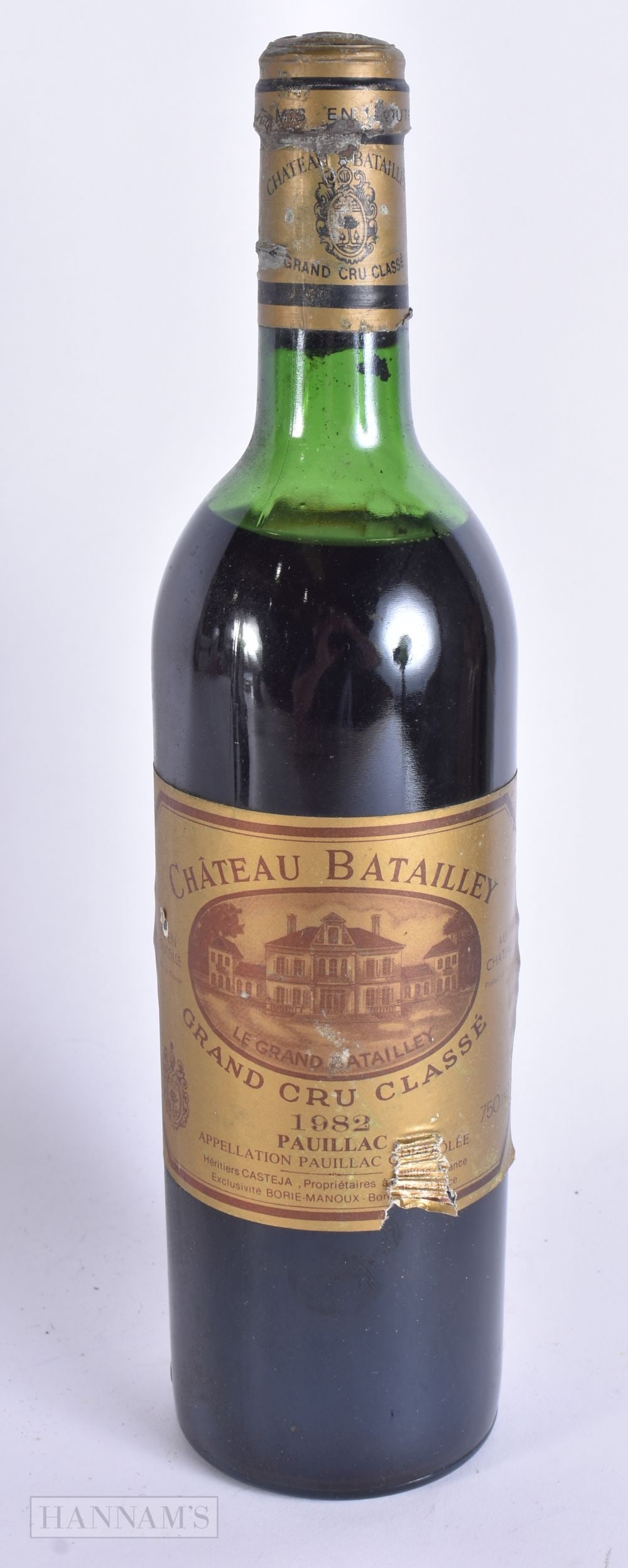 5TH GROWTH CHATEAU BATAILLEY PAUILLAC 1982. (1 of 5)