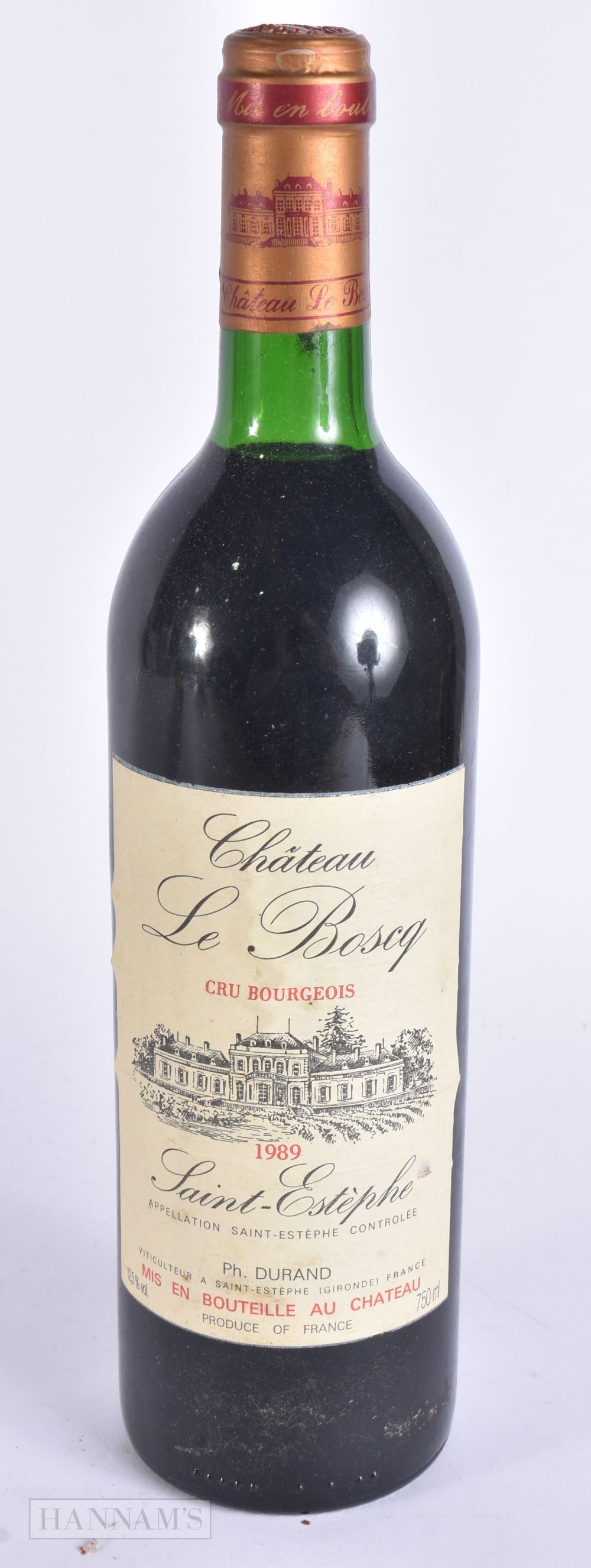 CHATEAU CRU BOURGEOIS SAINT ESTEPHE 1989. (1 of 5)
