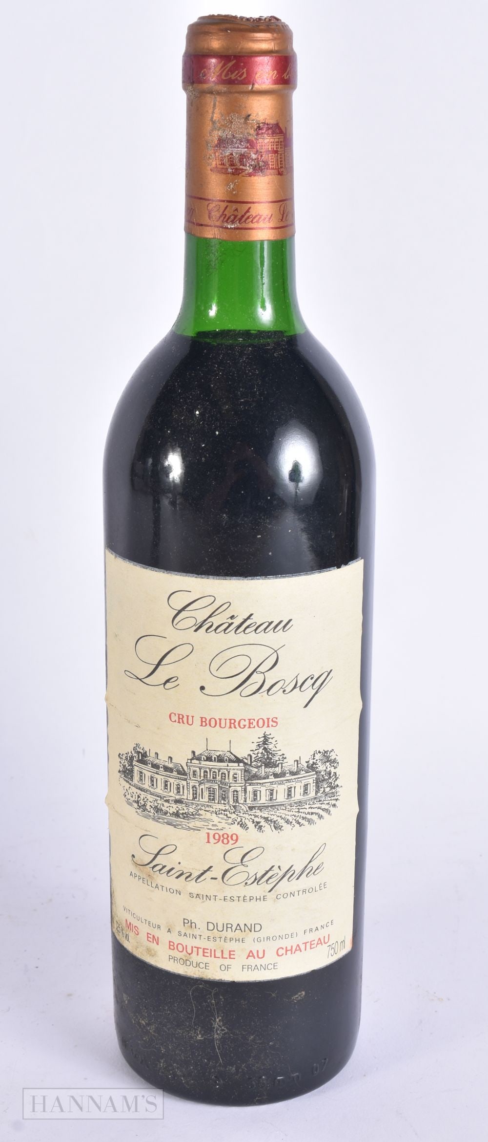 CHATEAU LE BOSCQ CRU BOURGEOIS SAINT EST?PHE 1989. (1 of 5)