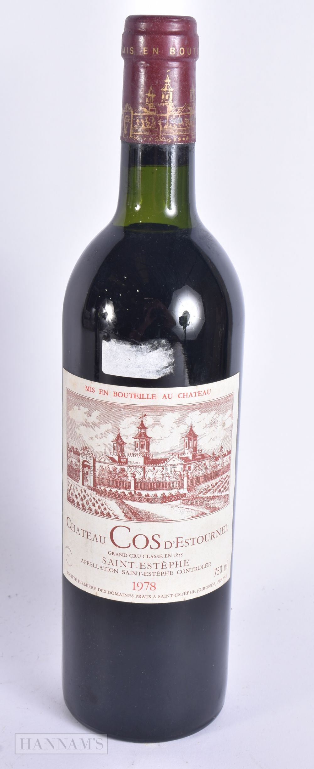 2ND GROWTH CHATEAU COS D'ESTOURNEL 1978. (1 of 5)