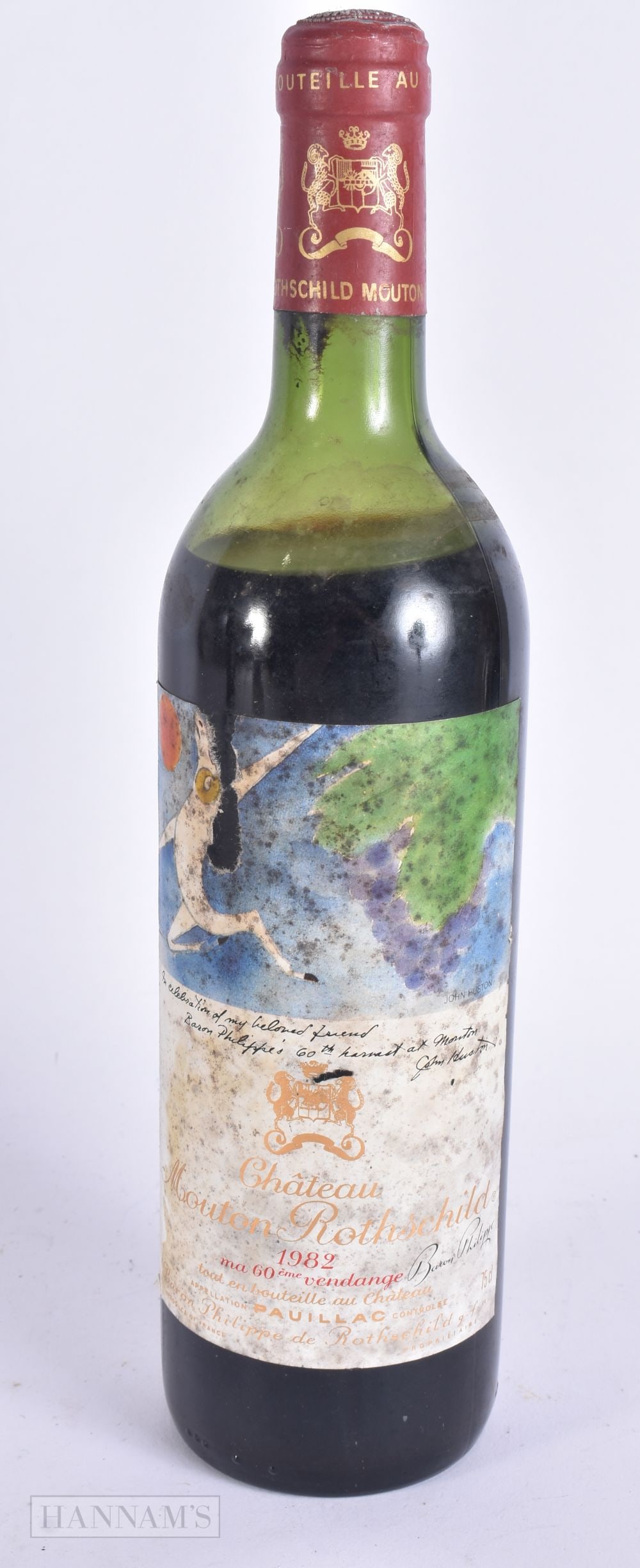 CHATEAU MOUTON ROTHSCHILD PAUILLAC 1982. (1 of 5)