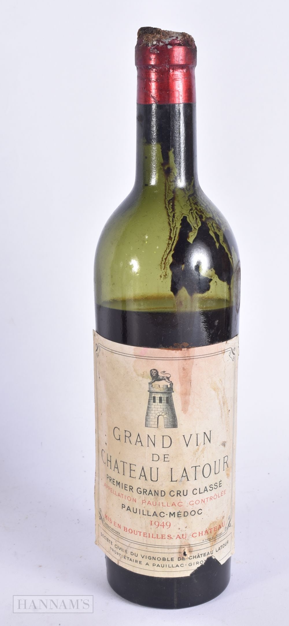 CHATEAU LATOUR PAUILLAC 1949. (1 of 5)