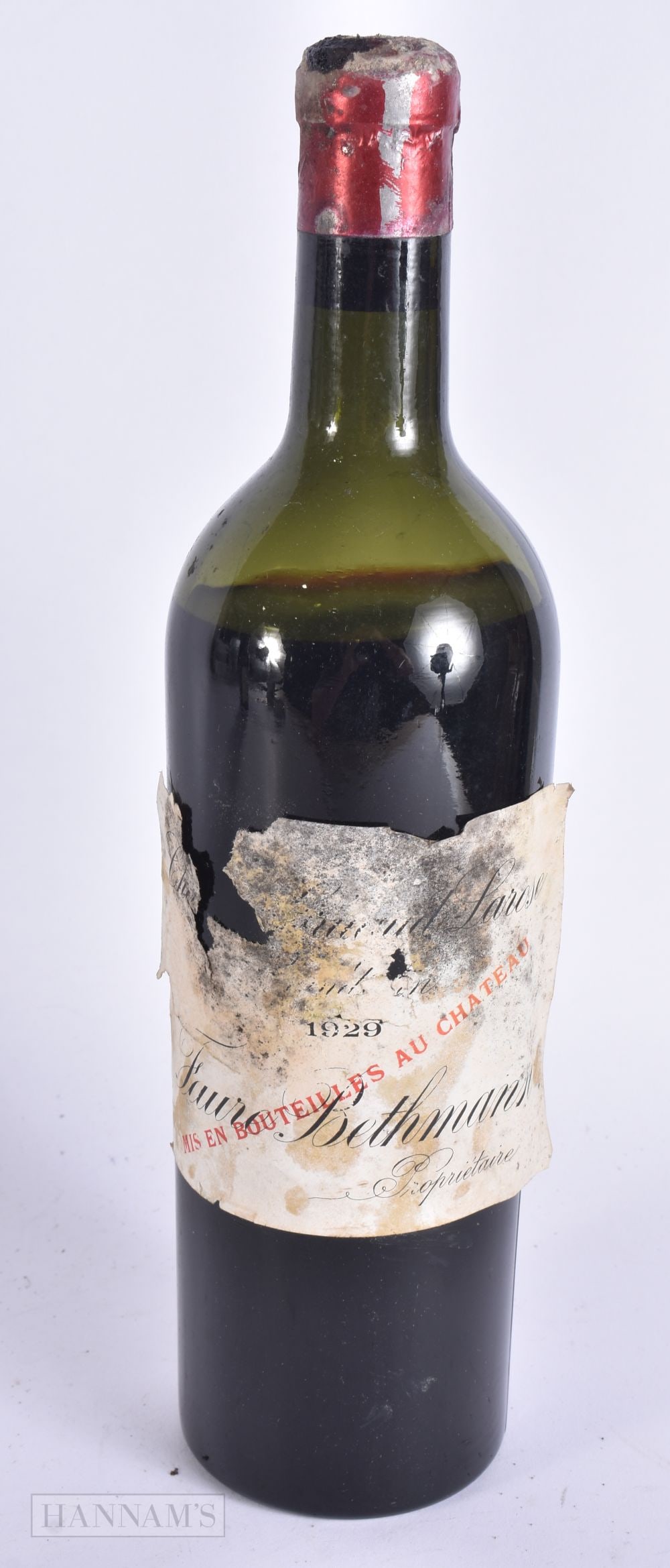 CHATEAU GRUAUD LAROSE FAURE BETHMANN 1929. (1 of 5)