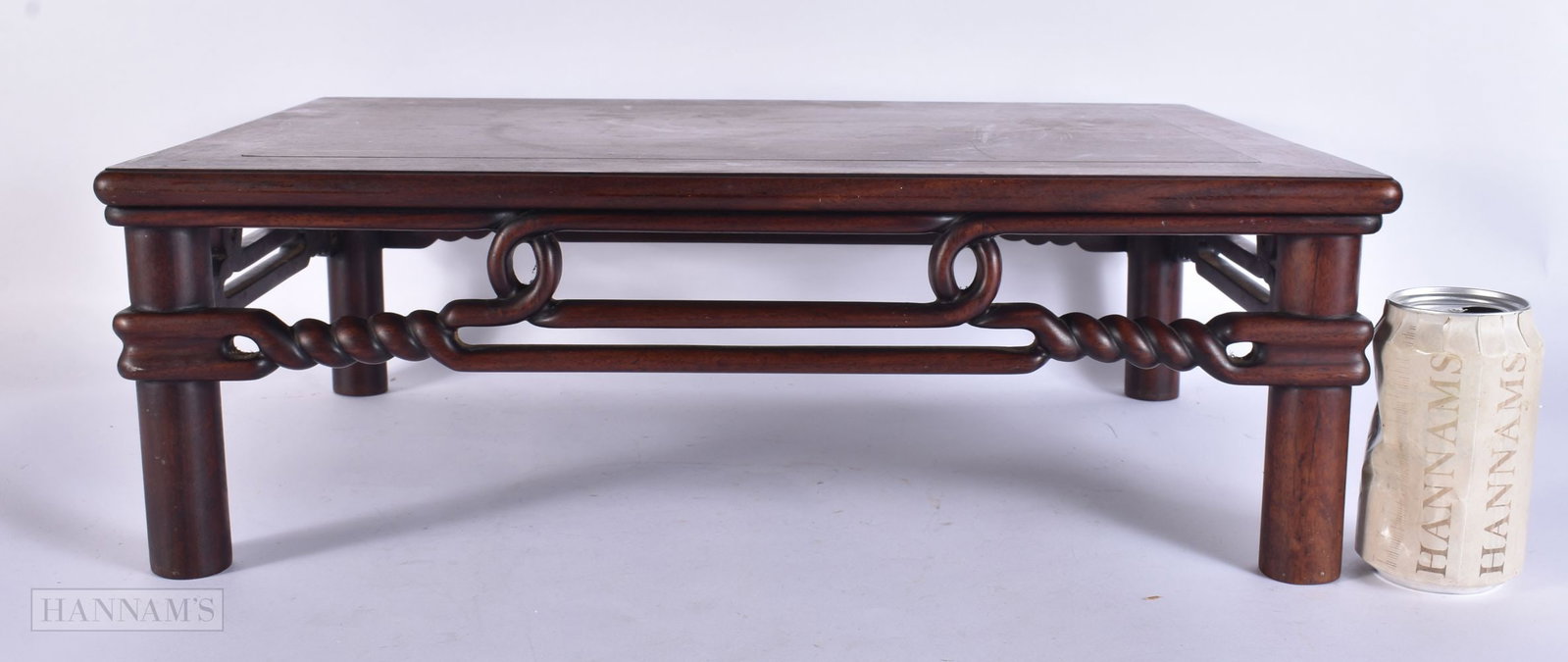 A 19TH CENTURY CHINESE CARVED HUANGHUALI WOOD SCHOLARS TABLE Qing. 48 cm x 32 cm. (1 of 8)