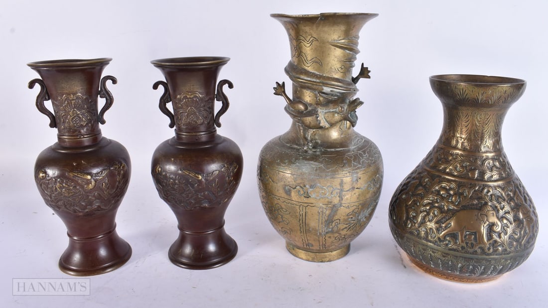 ANTIQUE CHINESE, EASTERN BRONZES etc. (4) (1 of 5)