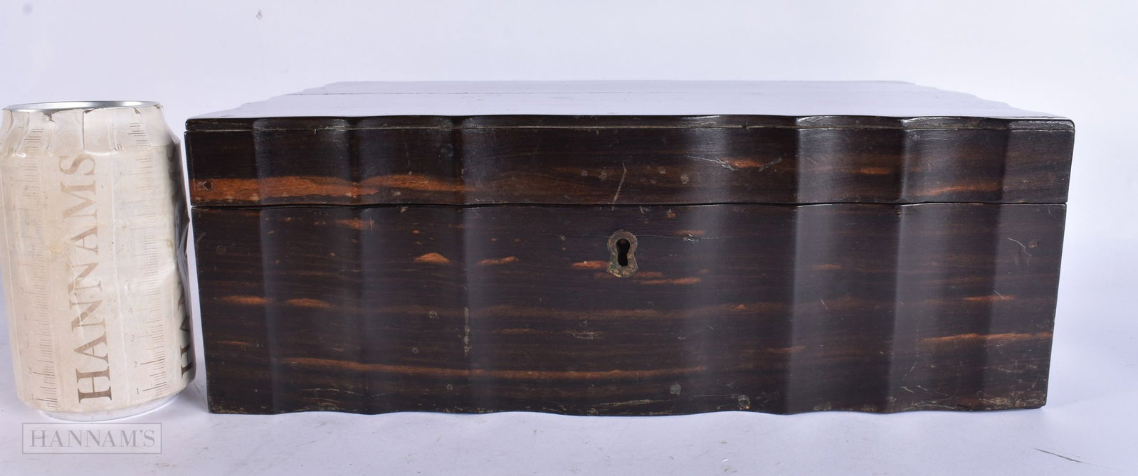 A 19TH CENTURY ANGLO INDIAN CARVED COROMANDEL WORK BOX with fitted interior. 30 cm x 22 cm x 12 cm. (1 of 6)