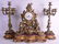 A LARGE 19TH CENTURY FRENCH ORMOLU ROCOCO STYLE CLOCK