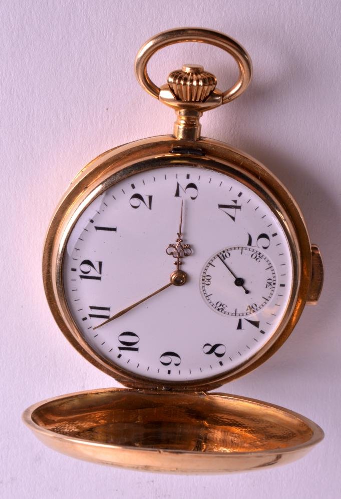 A LATE 19TH CENTURY 18K YELLOW GOLD GENTLEMANS FULL (1 of 5)