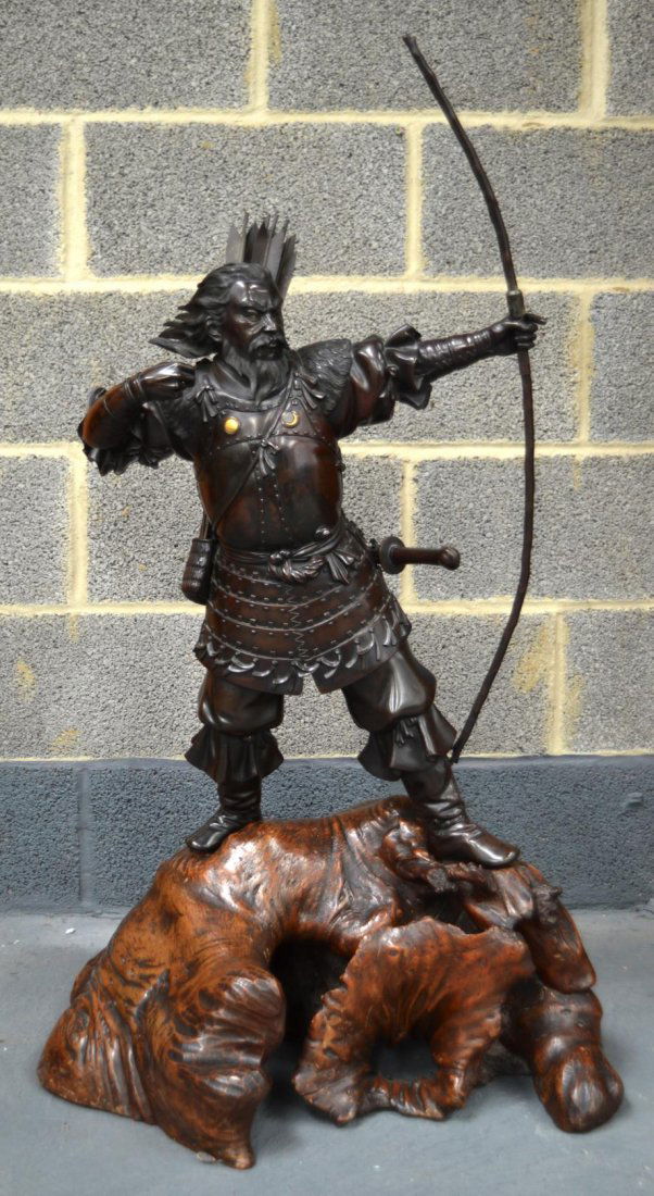 A SUPERB 19TH CENTURY JAPANESE MEIJI PERIOD BRONZE (1 of 6)