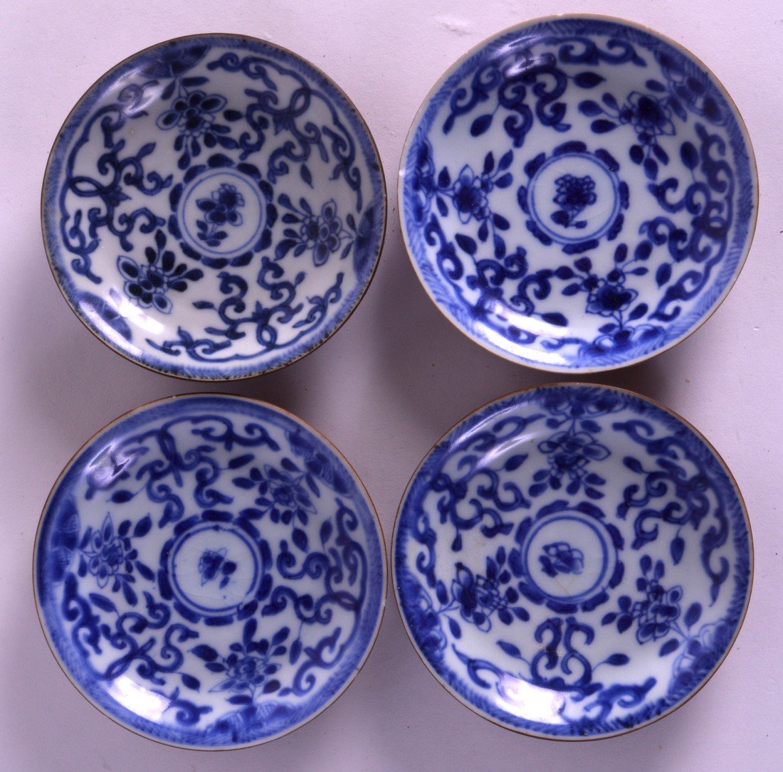 A SET OF FOUR 18TH CENTURY CHINESE CA MAU CARGO CAFE AU (1 of 2)