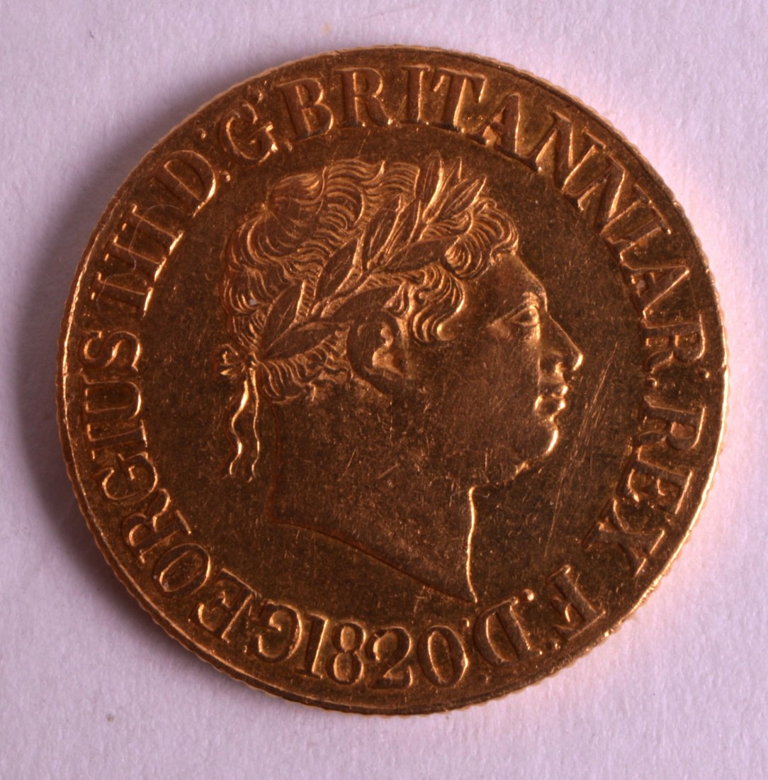 George III (1760-1820), gold sovereign 1820. (1 of 2)