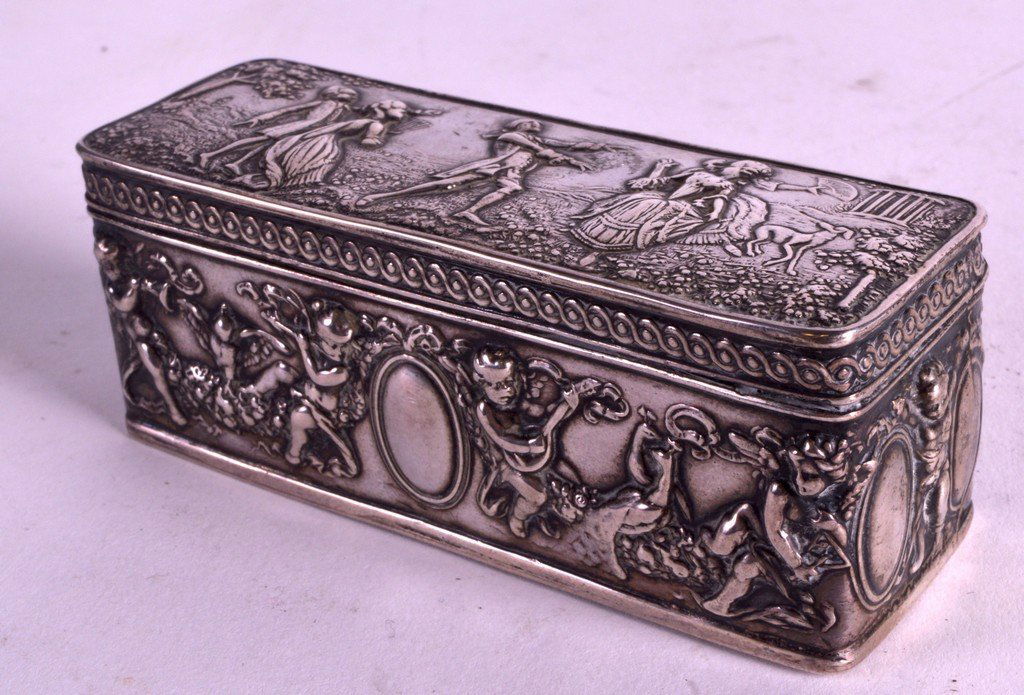 A LATE 19TH CENTURY DUTCH SILVER BOX by Bernhard (1 of 1)