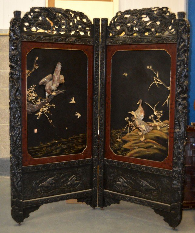 A LATE 19TH CENTURY JAPANESE MEIJI PERIOD BLACK LACQUER (1 of 1)