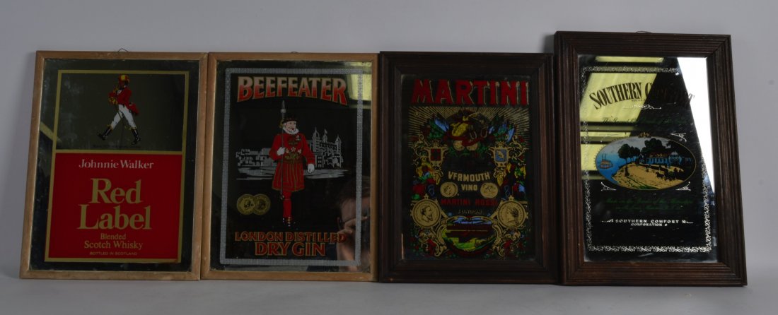 TWO VINTAGE ADVERTISING MIRRORS Southern Comfort and (1 of 1)