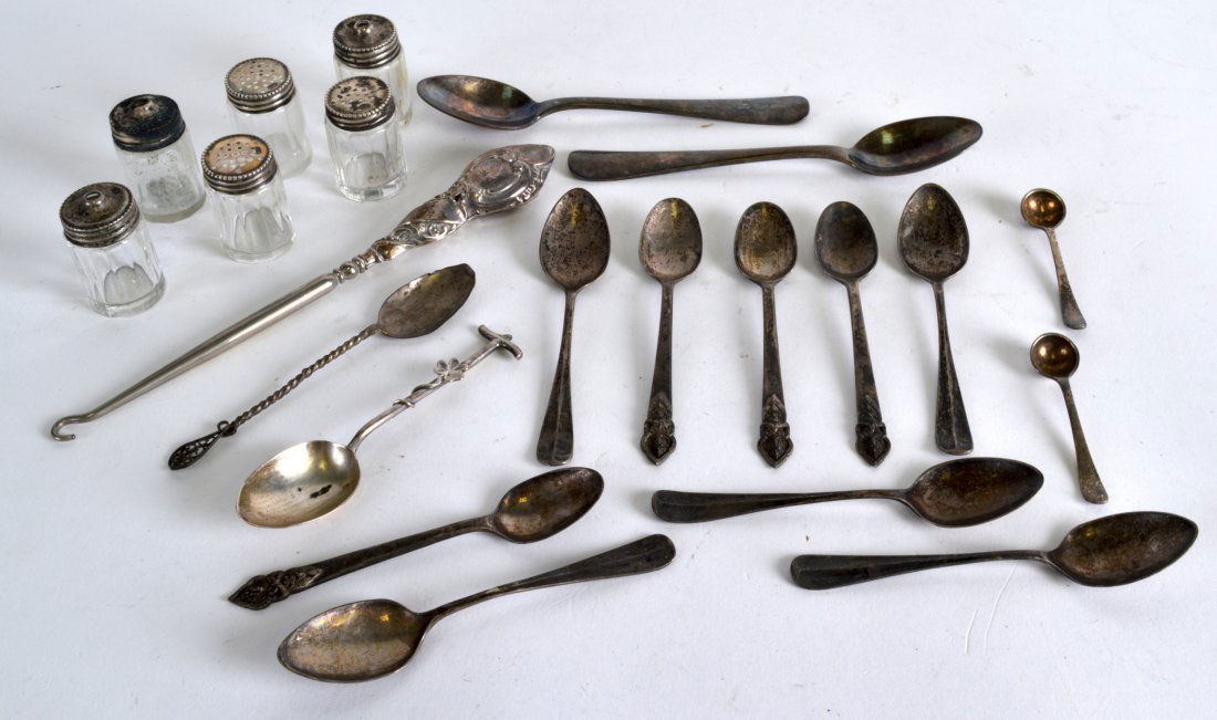 A COLLECTION OF MAINLY VICTORIAN SILVER ARTICLES (1 of 1)
