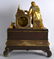A MID 19TH CENTURY FRENCH ORMOLU AND BRONZE MANTEL - 2