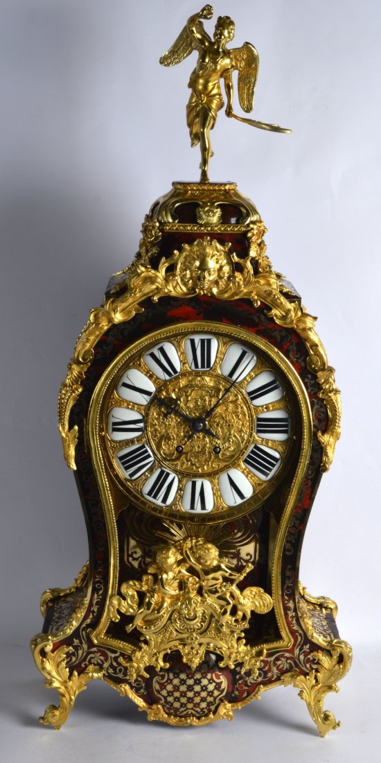 A FINE 19TH CENTURY FRENCH BOULLE ORMOLU BRACKET CLOCK (1 of 3)