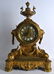 A LARGE 19TH CENTURY FRENCH BRONZE MANTEL CLOCK with